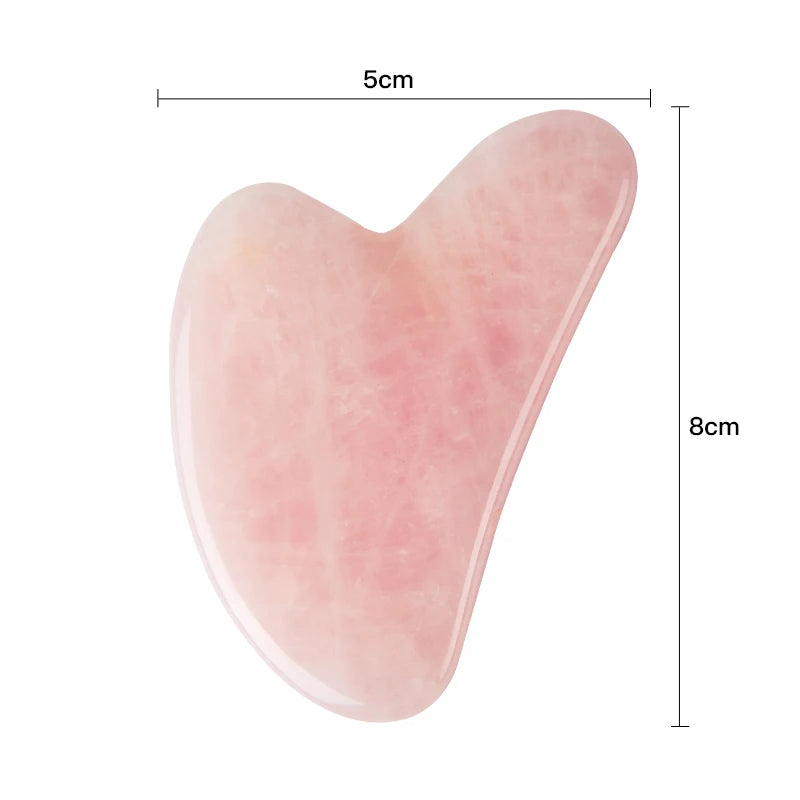 Rose Quartz Gua Sha Face Massager