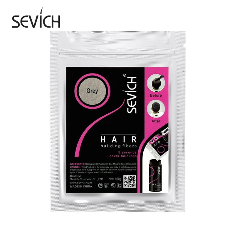 Sevich Hair Fibers – 100g Keratin Hair Building Powder