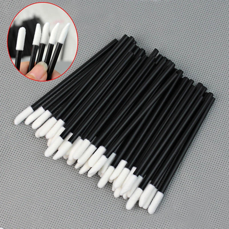 50/1000PCS Lip & Eyelash Brush Applicator Wands