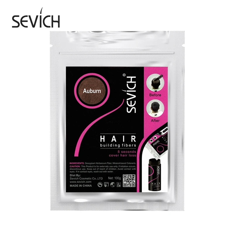Sevich Hair Fibers – 100g Keratin Hair Building Powder