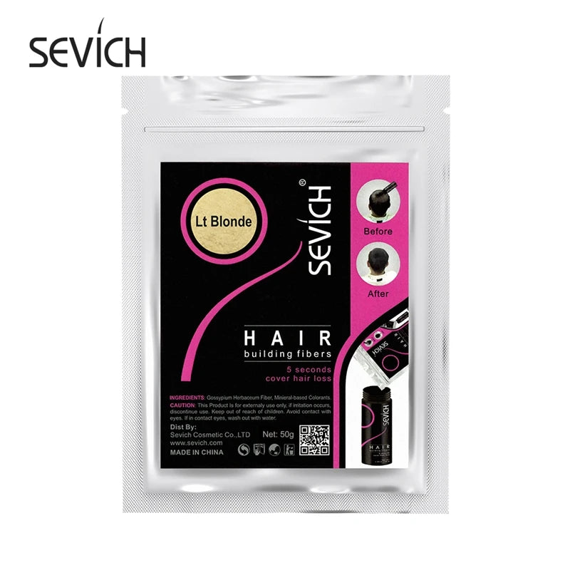 Sevich Hair Fibers – 100g Keratin Hair Building Powder