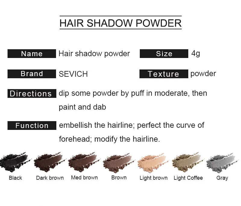 Sevich Hairline Shadow Powder 4g