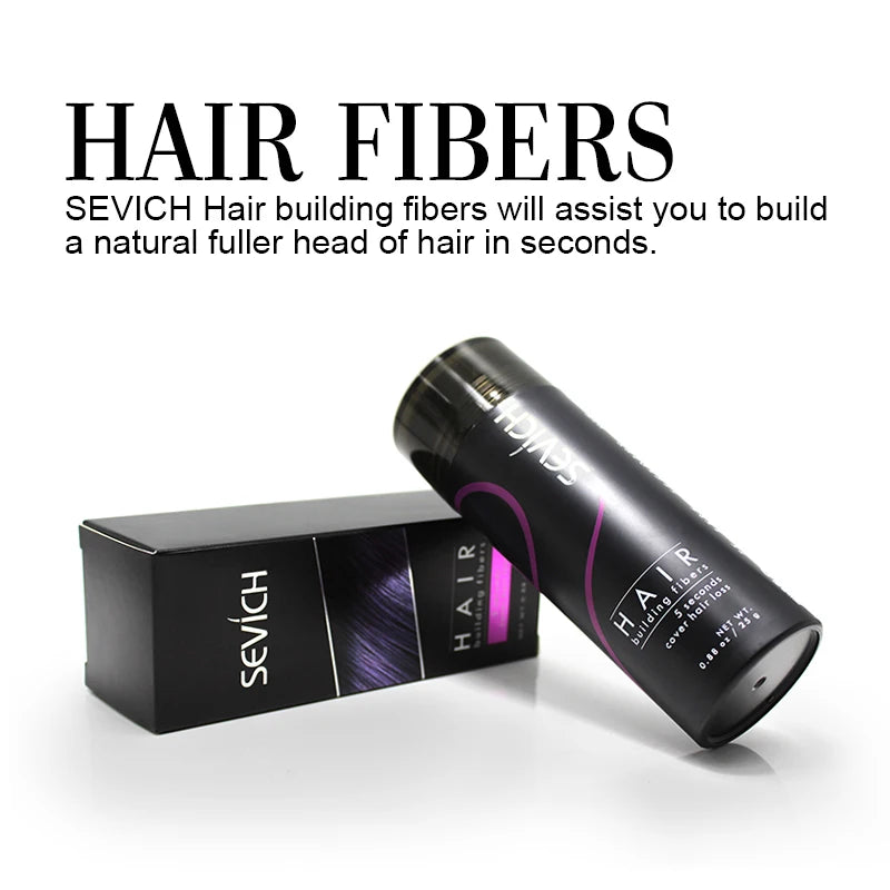Sevich Hair Building Fibers – 25g Keratin Powder