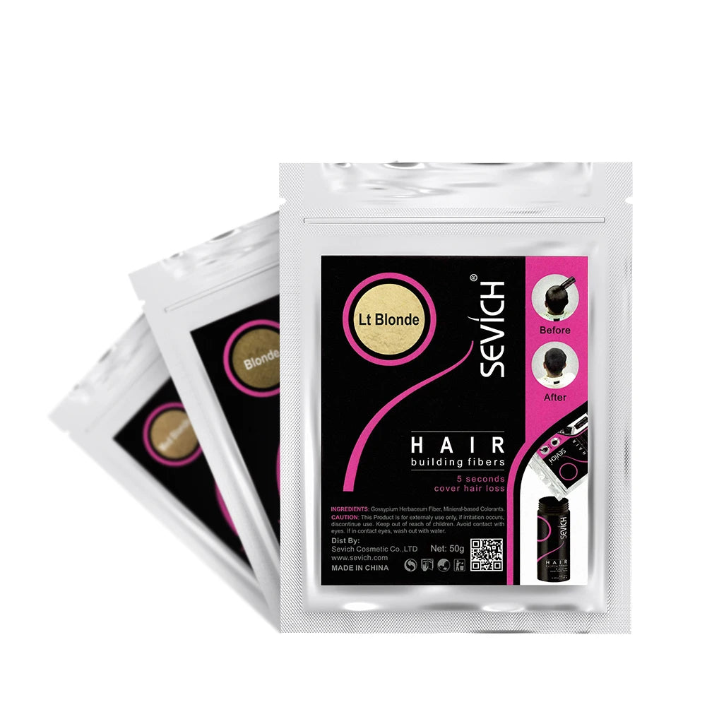 Sevich Hair Fibers – 100g Keratin Hair Building Powder