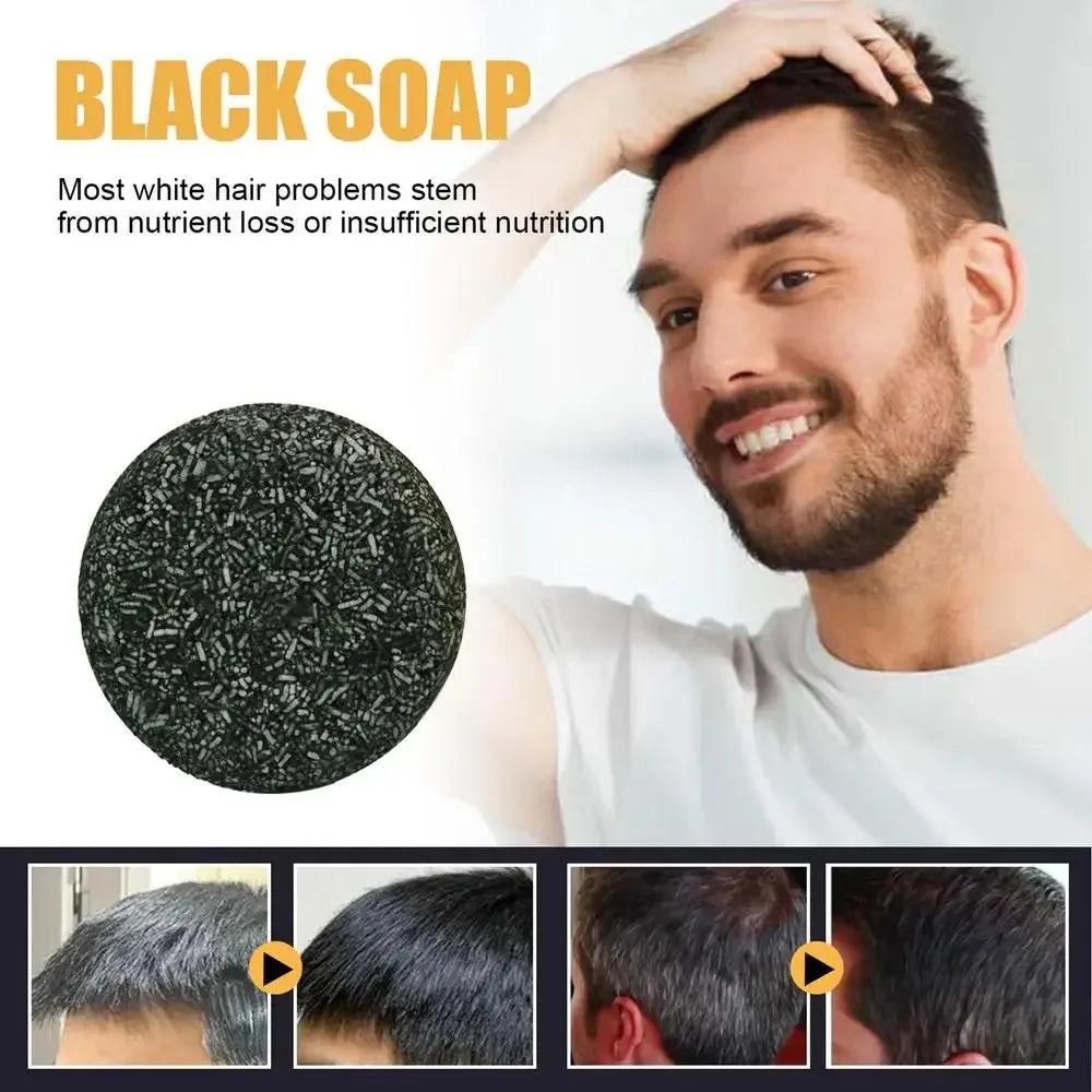 Hair Shampoo Soap Polygonum Multiflorum Black Soap