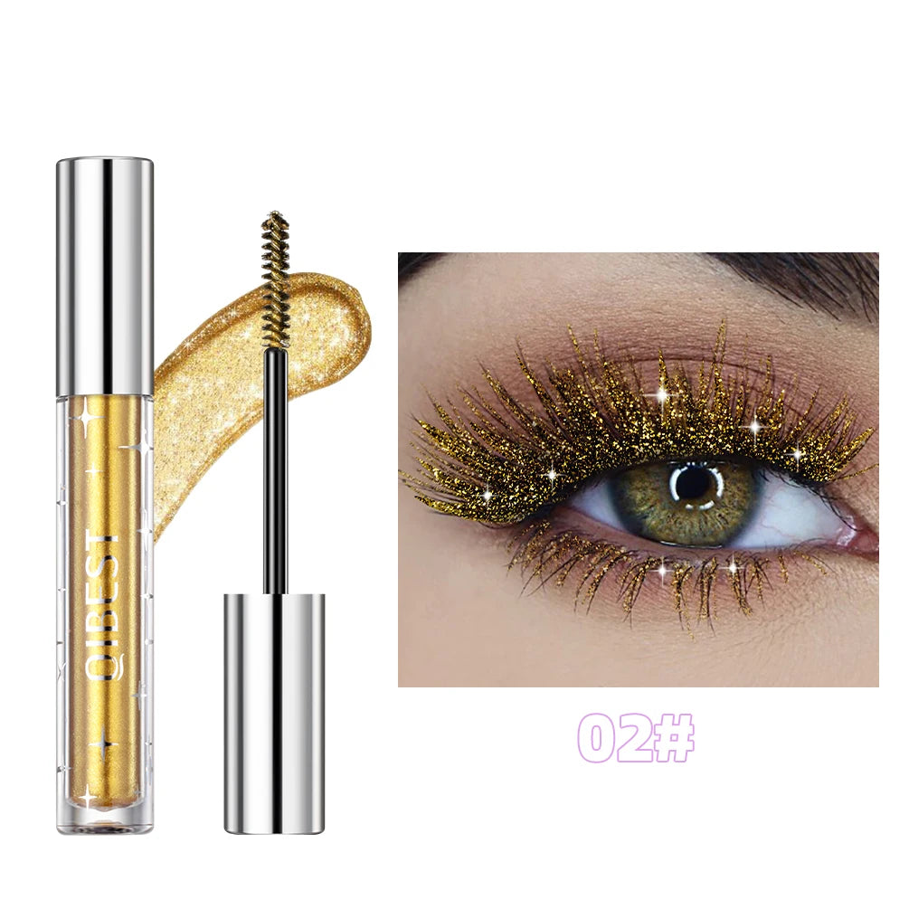 Diamond Glitter Mascara – Long Lasting Curl & Volume