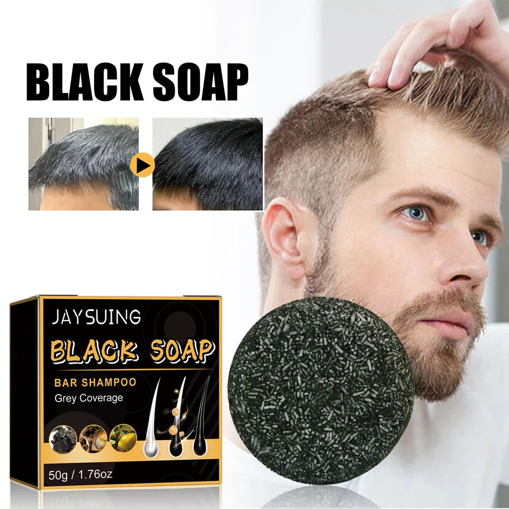 Hair Shampoo Soap Polygonum Multiflorum Black Soap