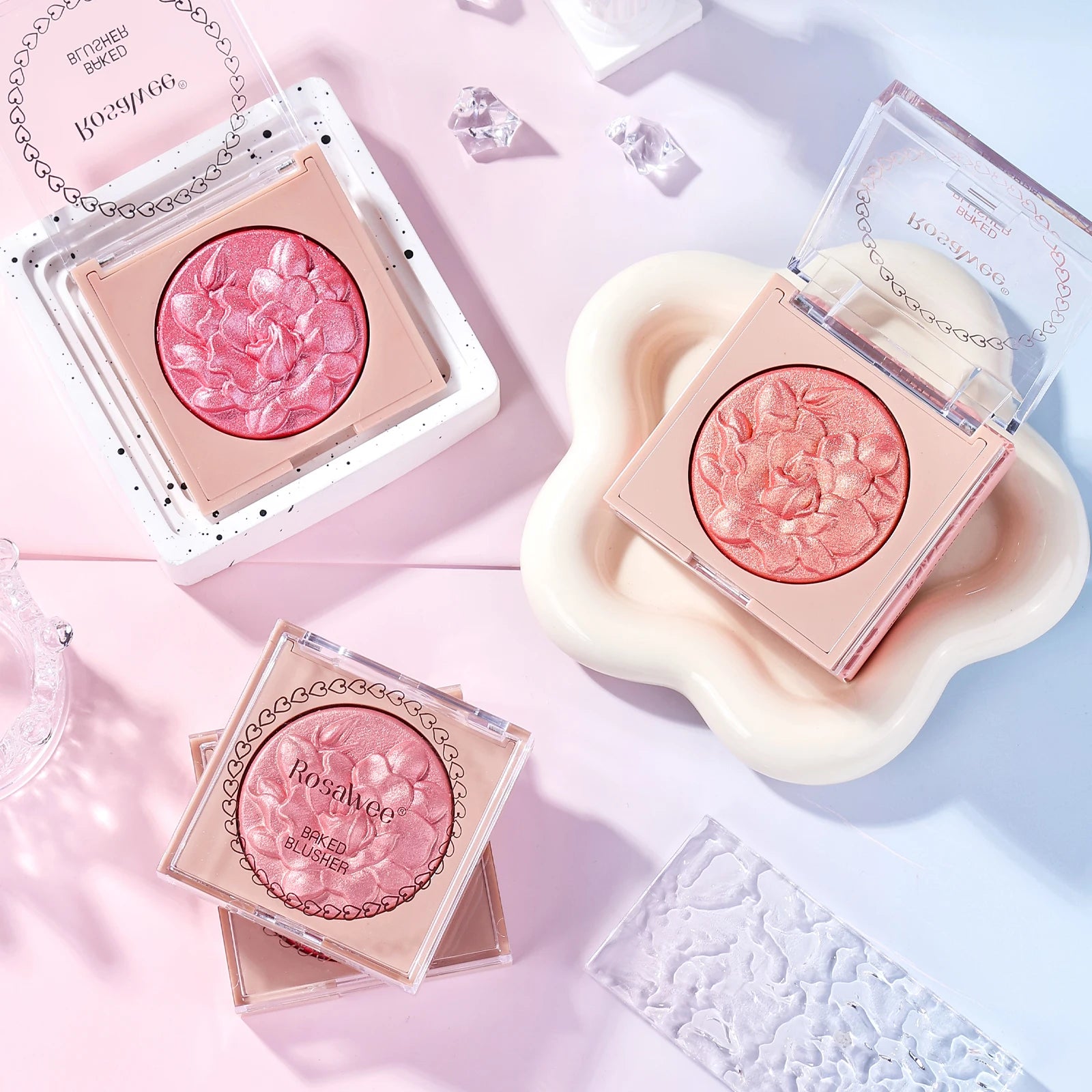 Pearlescent Shimmer Blush – Fine Powder, Single Color