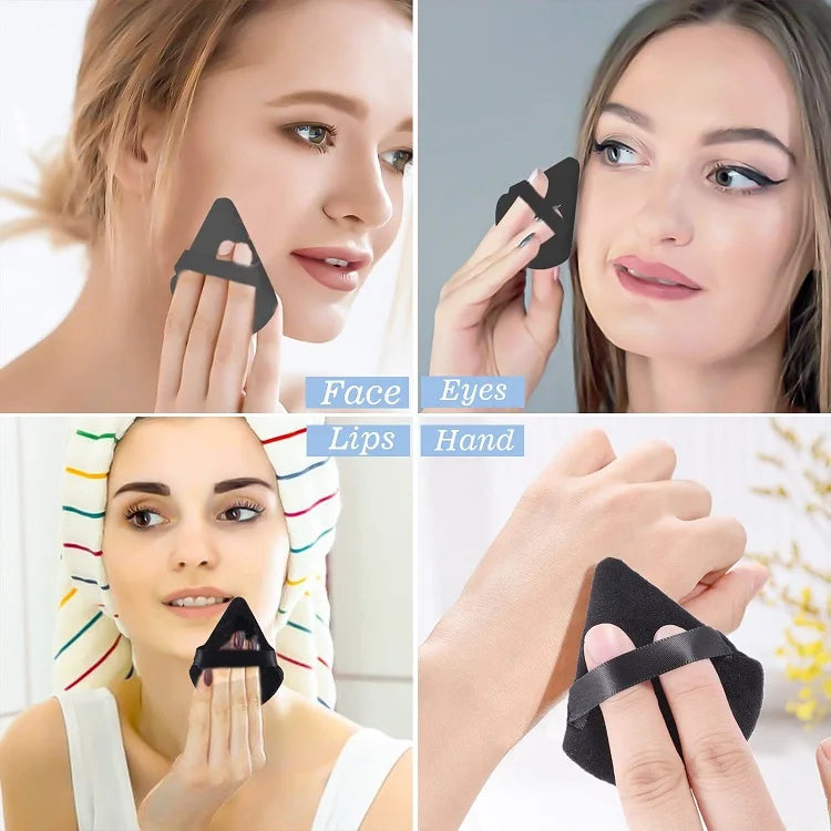 10PCS Triangle Makeup Sponge Puff Set