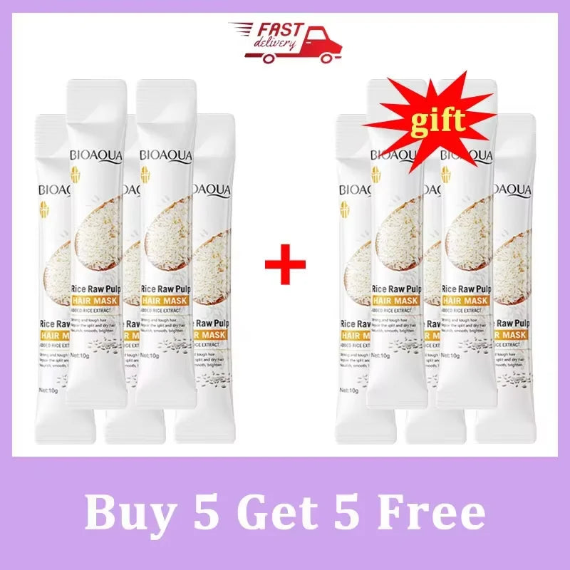 Rice Keratin Hair Mask – 5-Second Repair & Nourishment