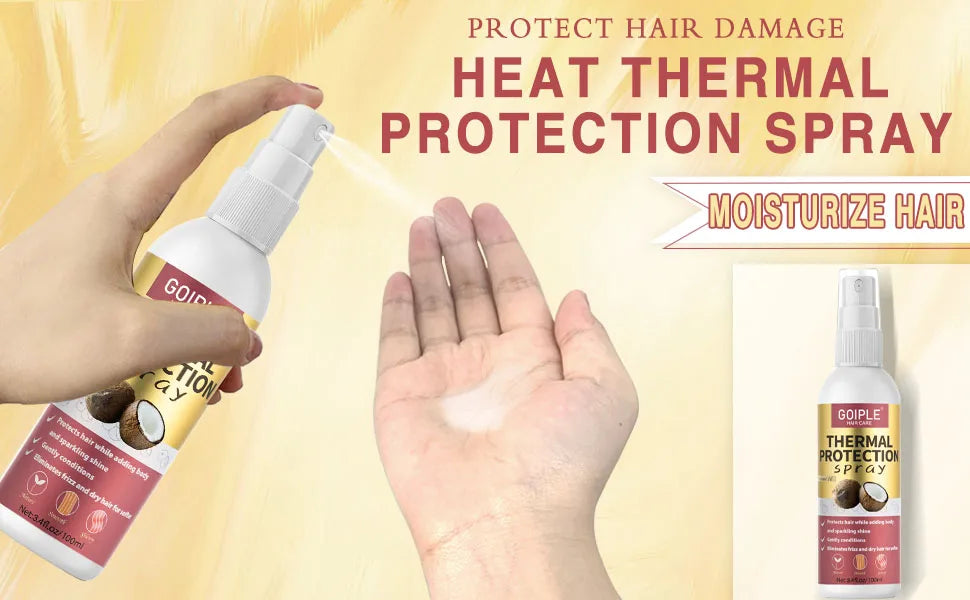 GOIPLE Coconut Heat Protectant Spray