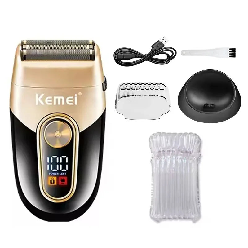Kemei Rechargeable Hair Clippers – Professional Cordless Trimmer