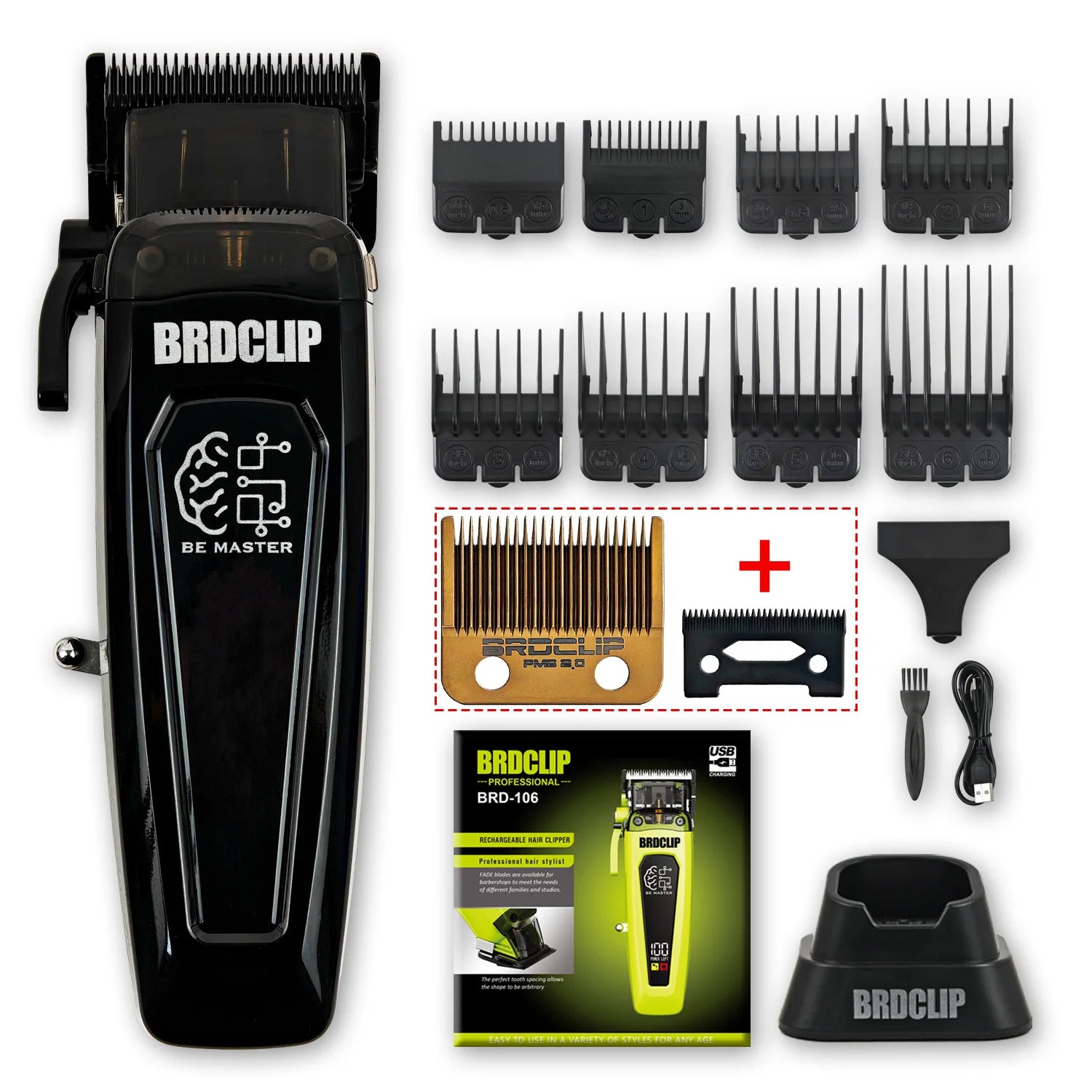 BRDCLIP Professional Hair Clipper – BRD 106 Trimmer