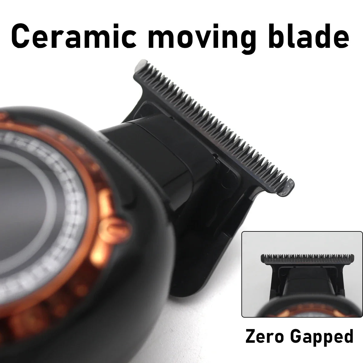 Kemei KM-999 Hair Trimmer – DLC T-Blade Cordless Clipper