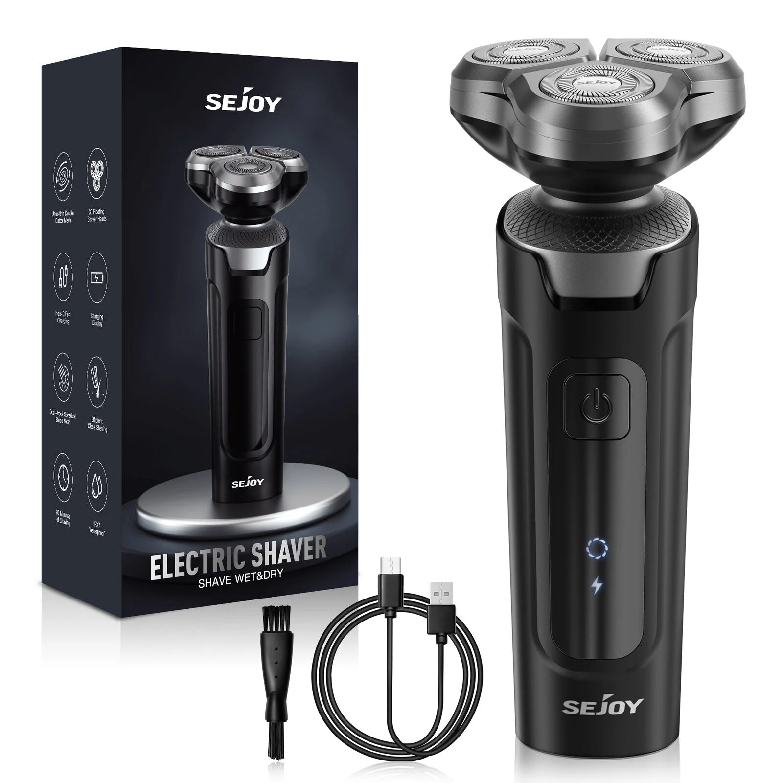SEJOY 3-in-1 Men’s Electric Shaver & Trimmer
