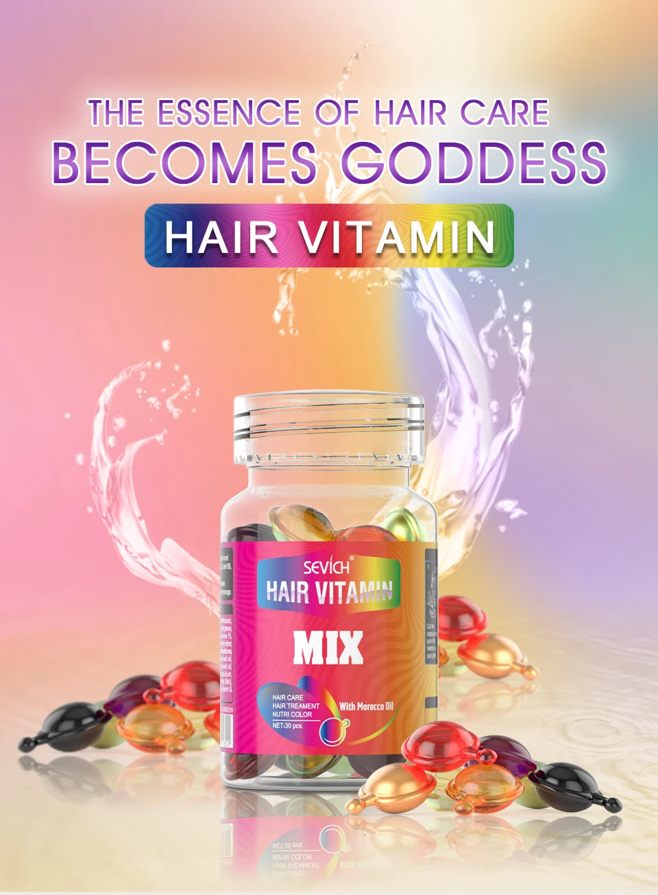 Sevich Hair Vitamin Capsules – Repair & Nourish