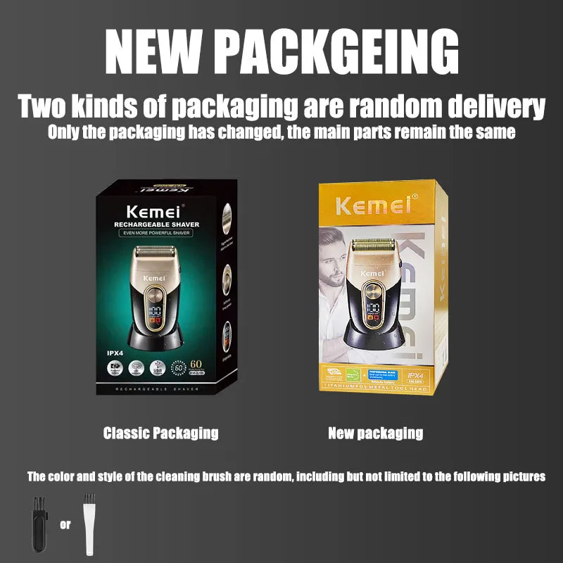 Kemei Rechargeable Hair Clippers – Professional Cordless Trimmer