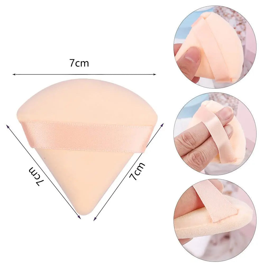 10PCS Triangle Makeup Sponge Puff Set