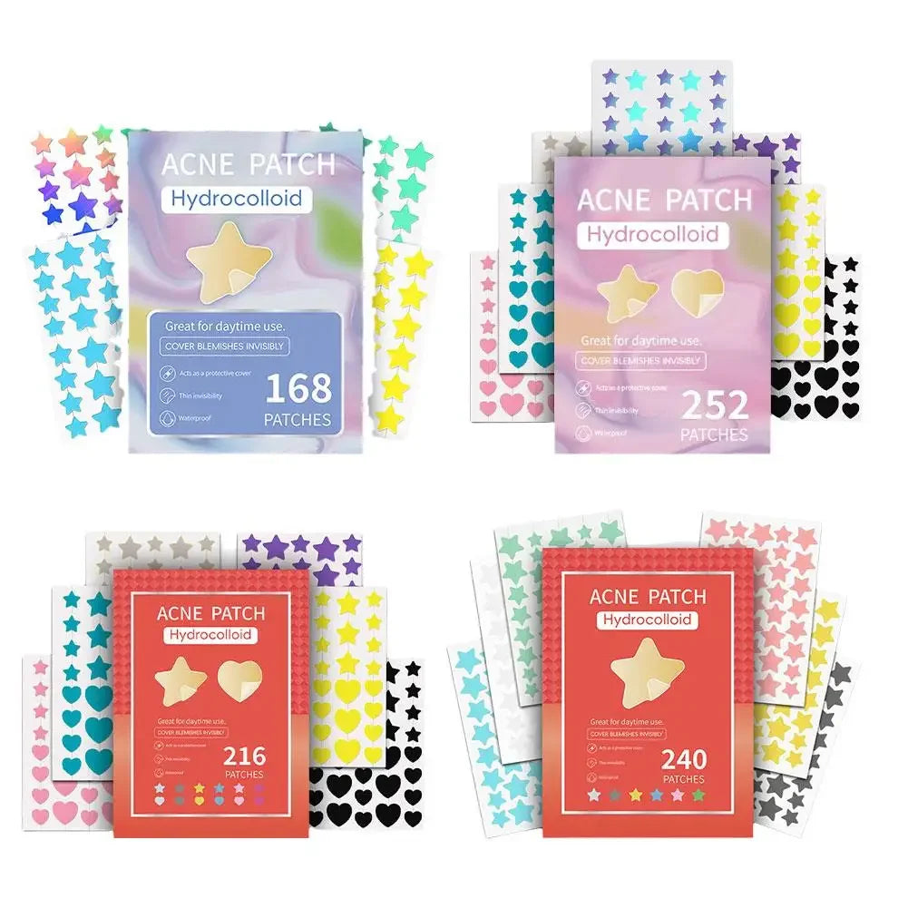 Colorful Star Pimple Patch – Acne Spot Concealer Stickers
