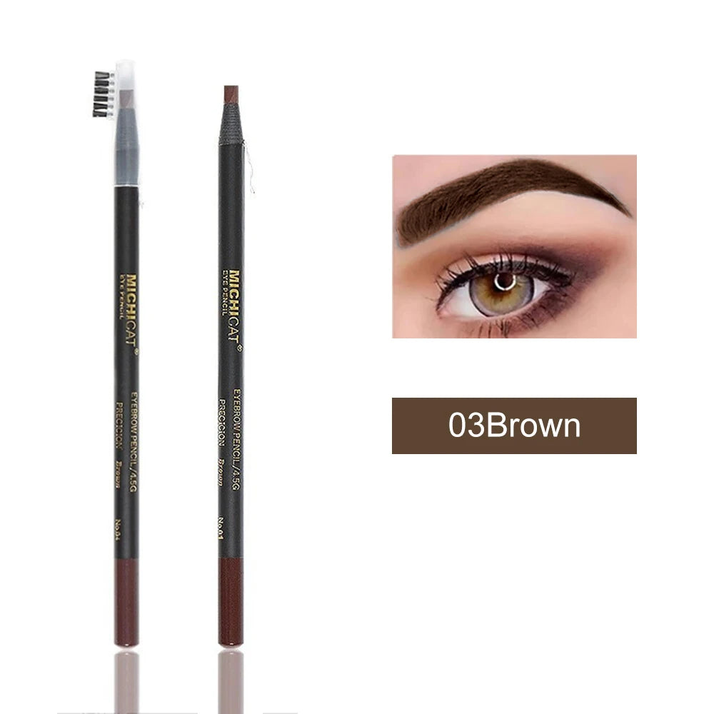Waterproof Microblading Eyebrow Pencil – 6 Colors