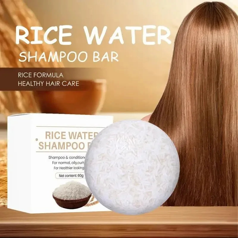 Organic Rice Shampoo Soap Bar – Hair Growth & Nourishing
