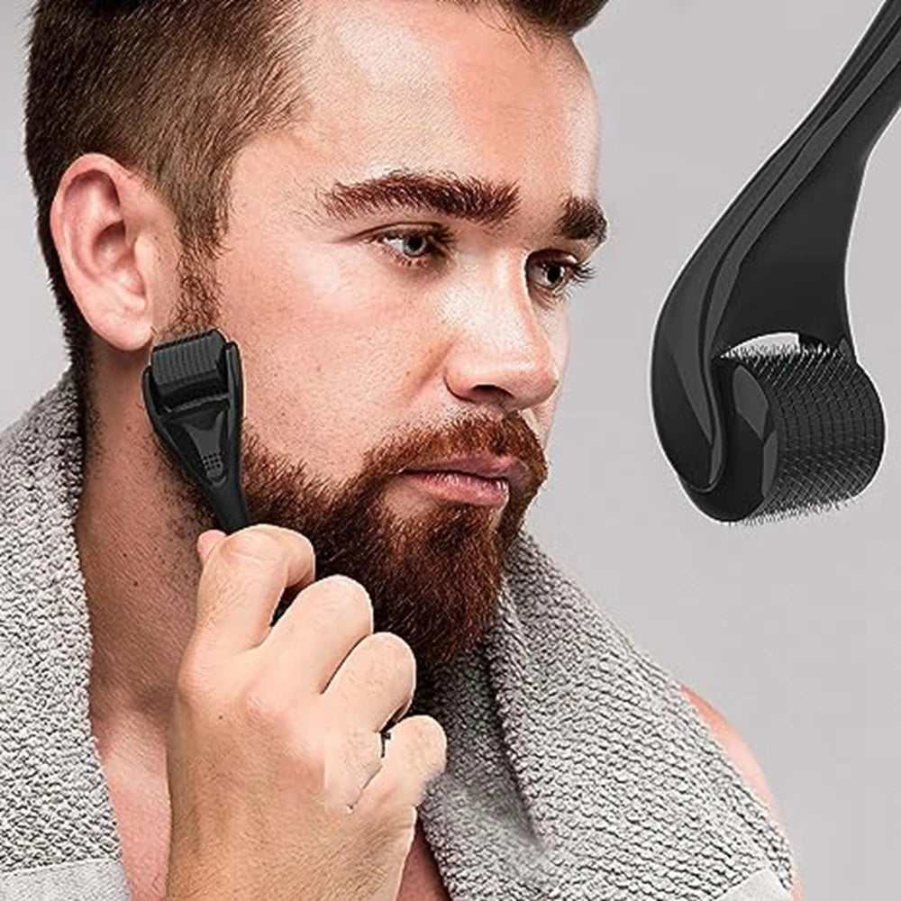 0.2/0.25/0.3mm Derma Roller for Hair Beard Grow Facial Skin Face 540 Microneedles Cosmetic Beauty Instrument for Women and Man