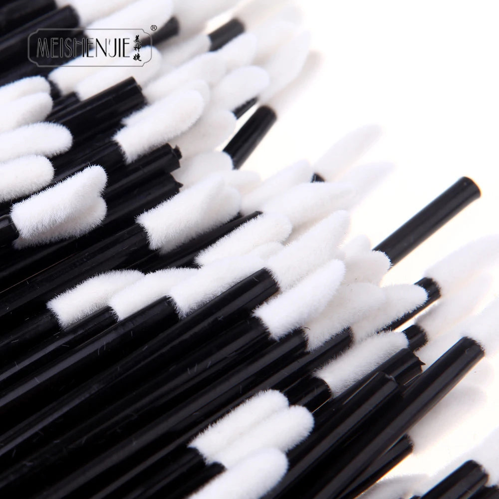 50/1000PCS Lip & Eyelash Brush Applicator Wands