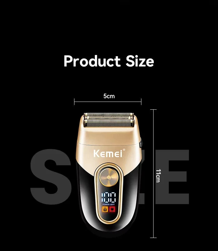 Kemei Rechargeable Hair Clippers – Professional Cordless Trimmer