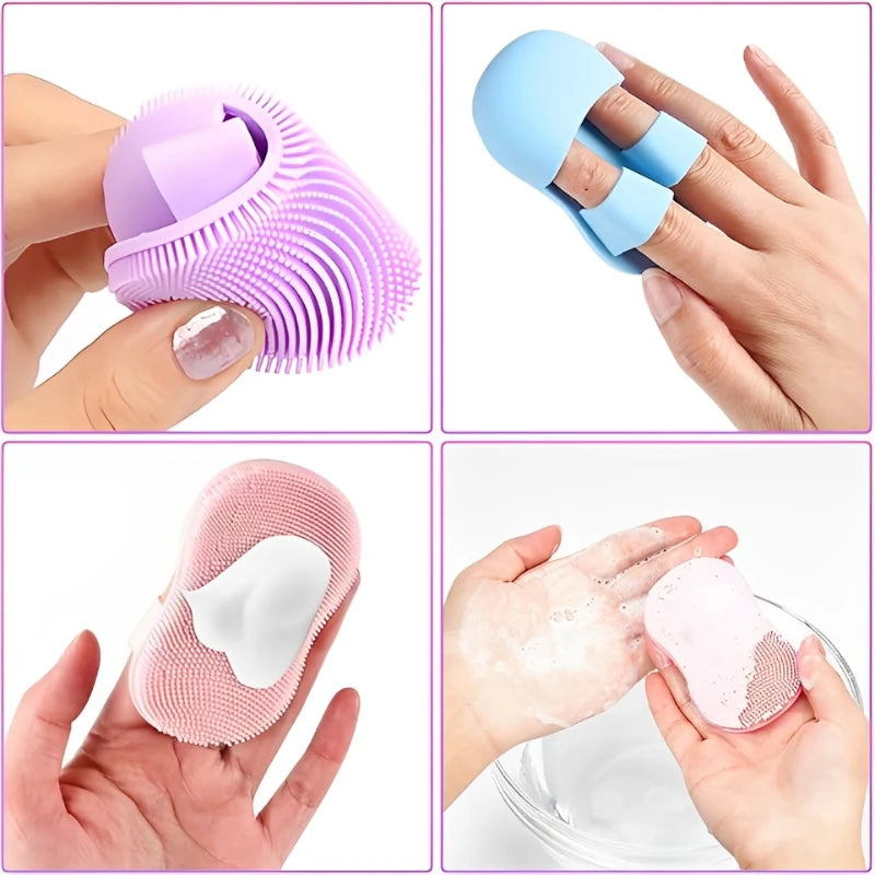 Silicone Face Scrubber – Deep Pore Exfoliating Brush