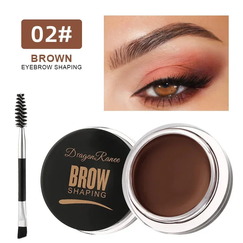 3D Matte Eyebrow Cream – Natural Tint Waterproof
