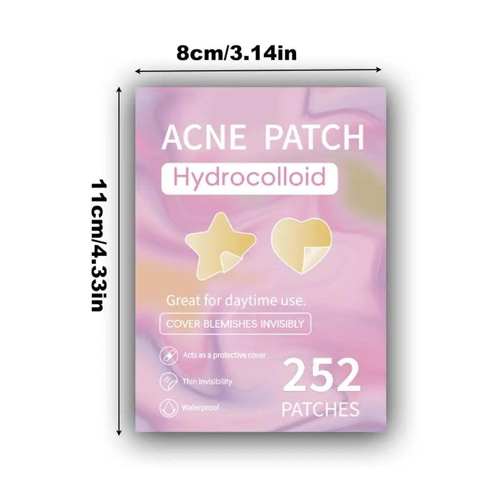 Colorful Star Pimple Patch – Acne Spot Concealer Stickers