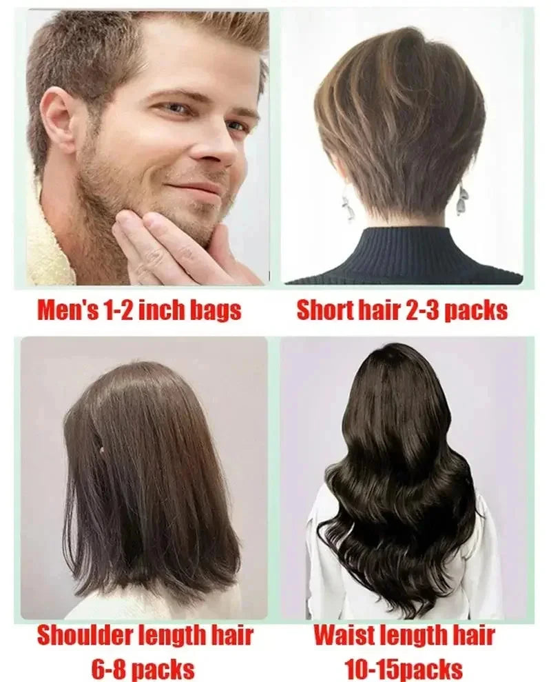 Herbal Hair Dye Shampoo – Natural Gray & White Hair Cover