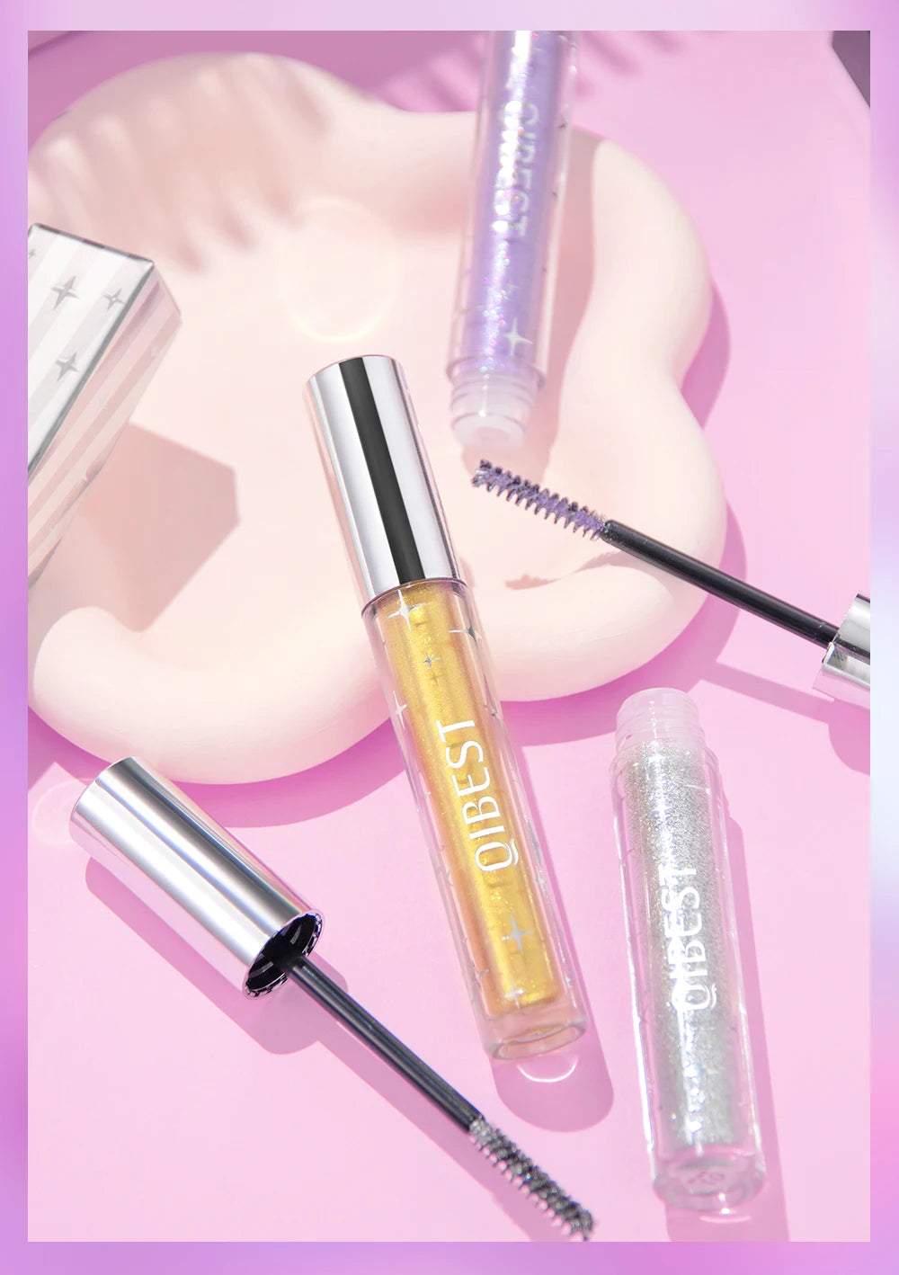 Diamond Glitter Mascara – Long Lasting Curl & Volume