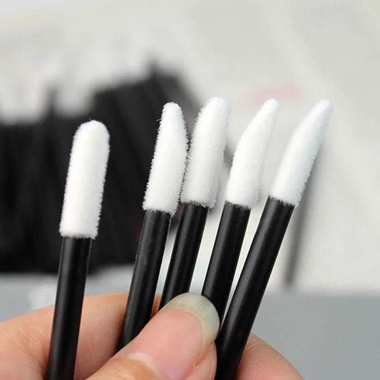 50/1000PCS Lip & Eyelash Brush Applicator Wands