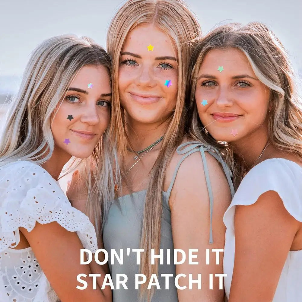 Colorful Star Pimple Patch – Acne Spot Concealer Stickers