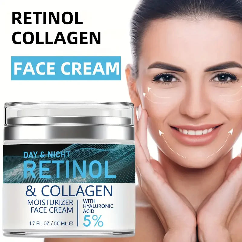 ENVISHA Retinol Collagen Face Cream – Anti-Aging & Moisturizing
