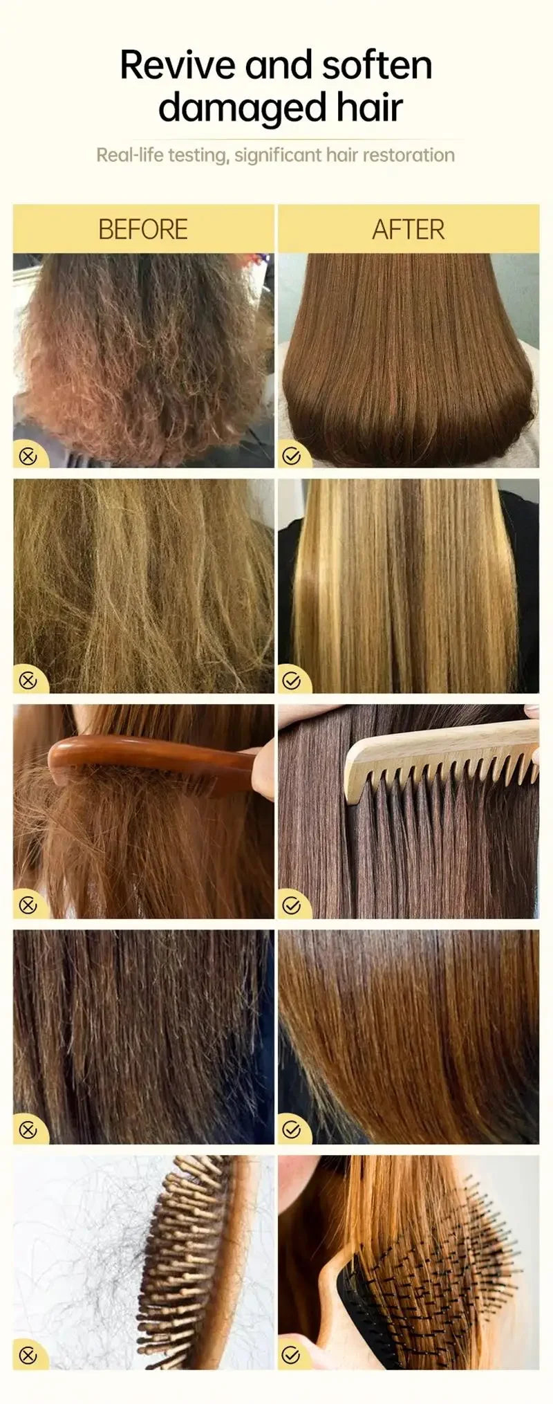 Keratin Hair Mask – 5-Second Repair & Deep Moisturize