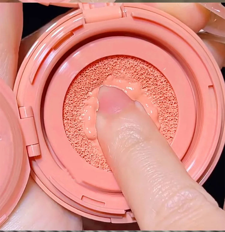 Gege Bear Long-Lasting Cushion Blush with Powder Puff