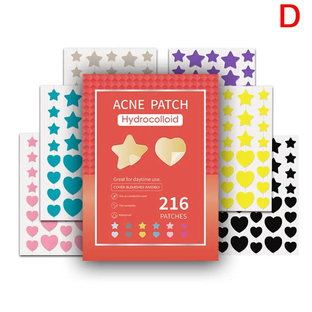 Colorful Star Pimple Patch – Acne Spot Concealer Stickers