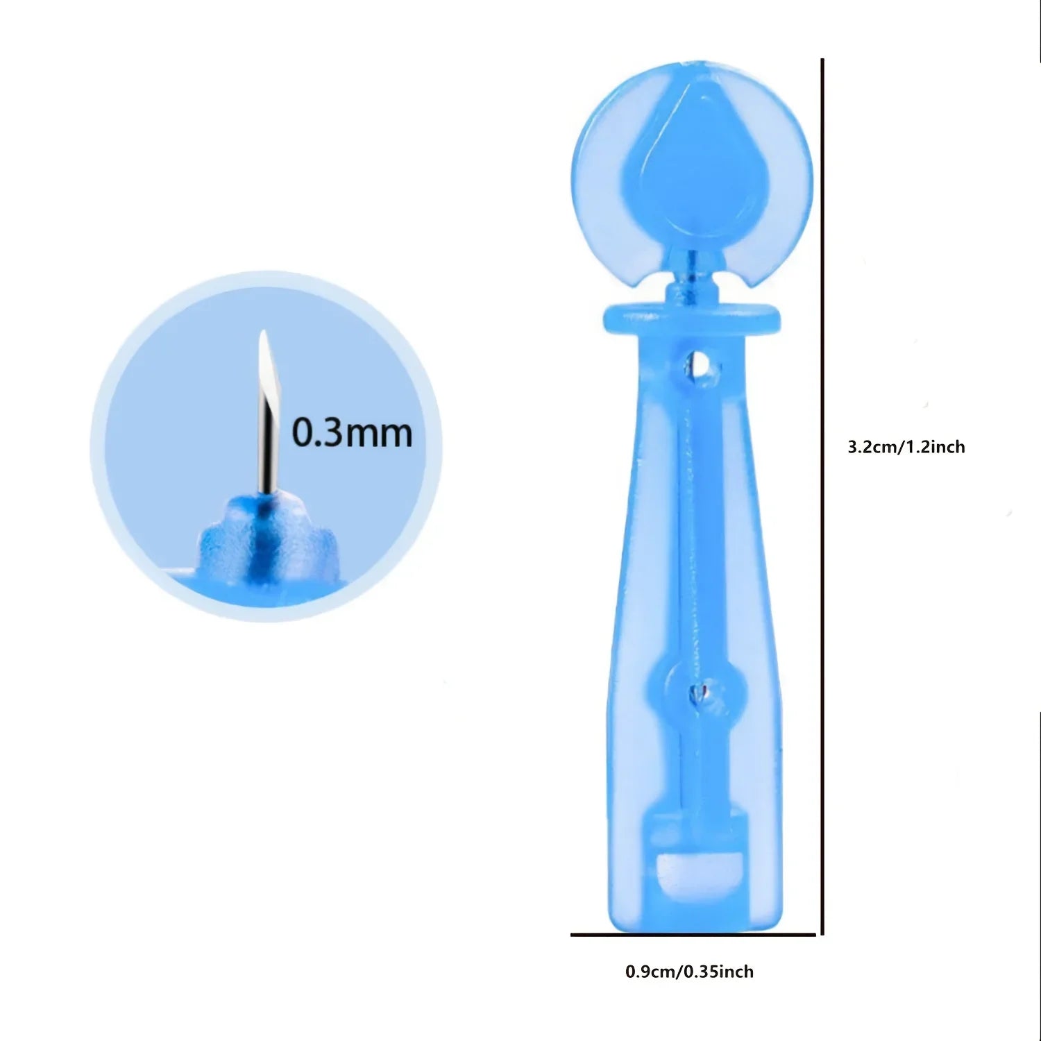 50pcs Blackhead Remover Needles – Stainless Steel Acne Tool Set