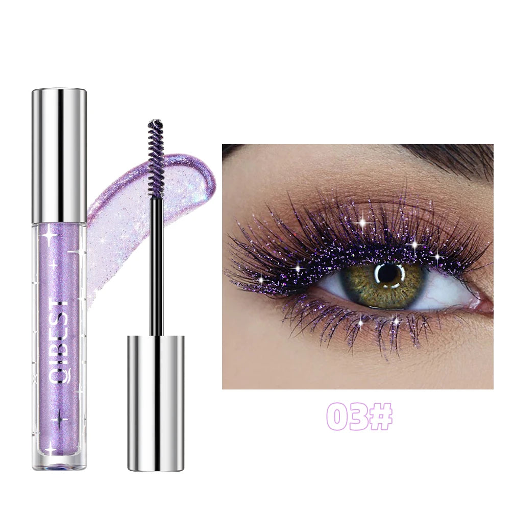 Diamond Glitter Mascara – Long Lasting Curl & Volume