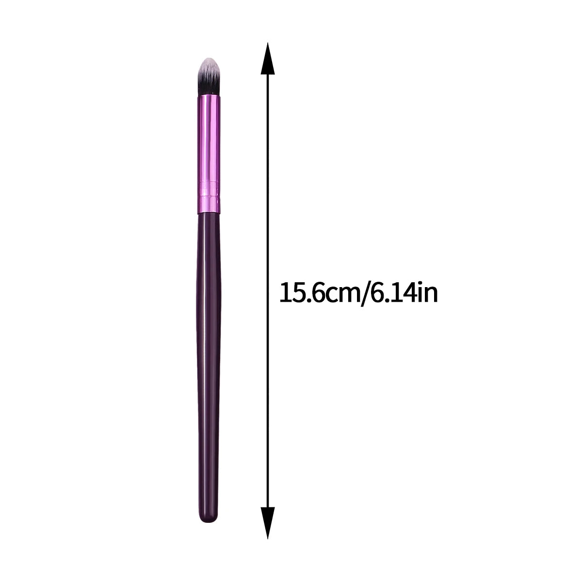 6PCS Purple Wooden-Handled Makeup Brush Set – Multi-Purpose