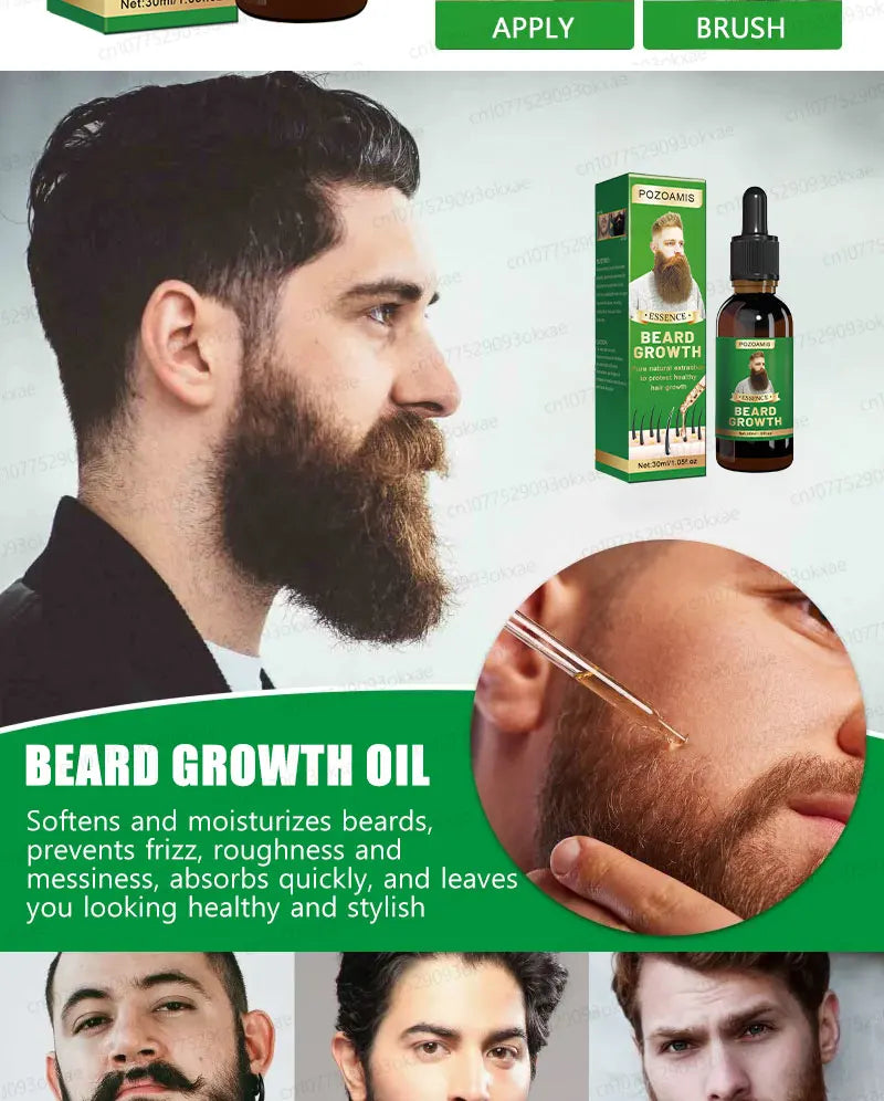 2025 Beard Growth Essence – Fast Hair Growth for Beard, Chest, Legs & Scalp