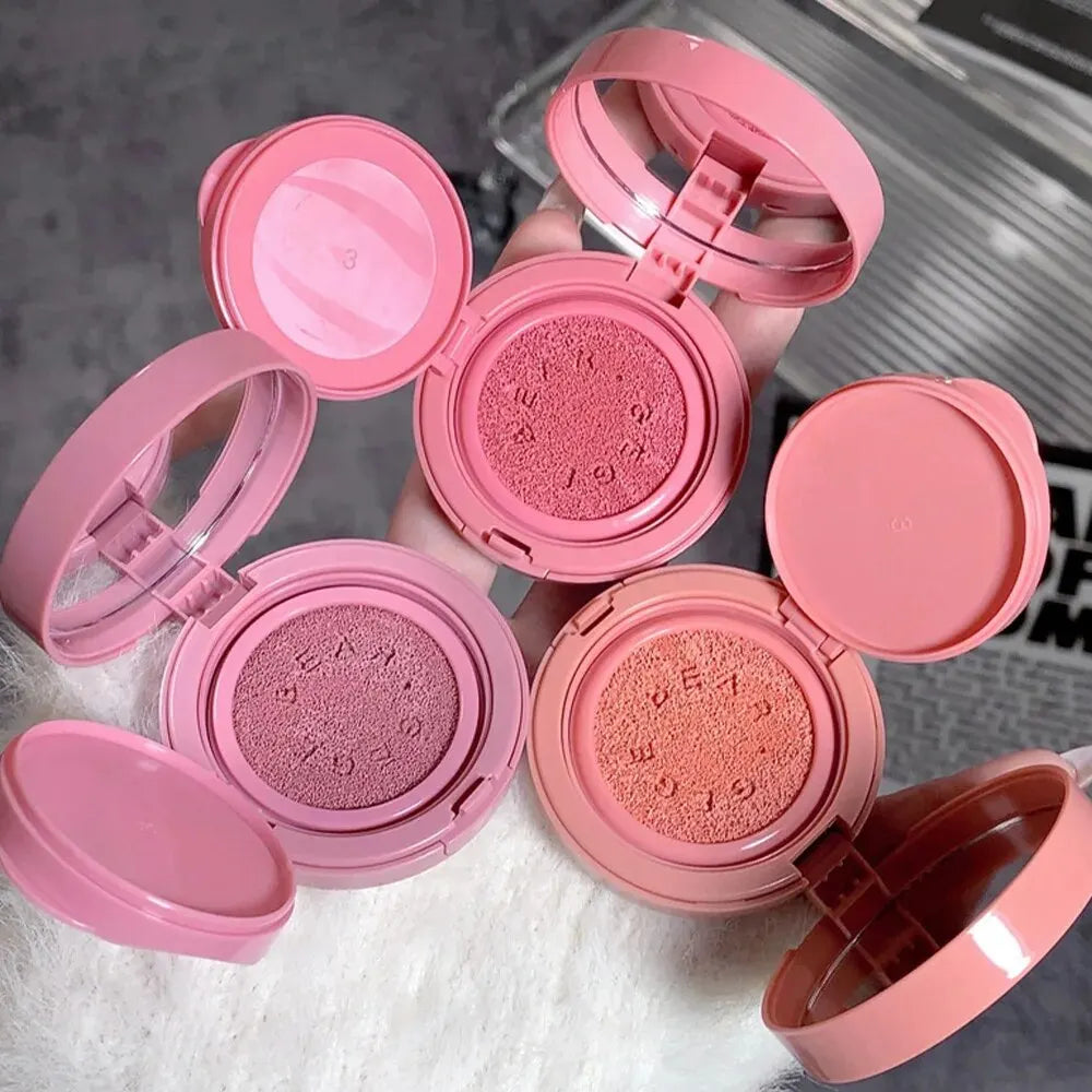 Gege Bear Long-Lasting Cushion Blush with Powder Puff
