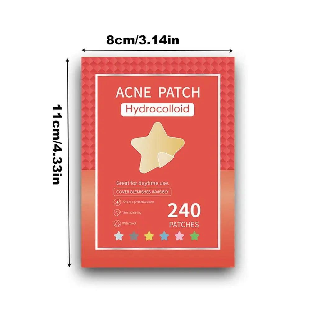 Colorful Star Pimple Patch – Acne Spot Concealer Stickers