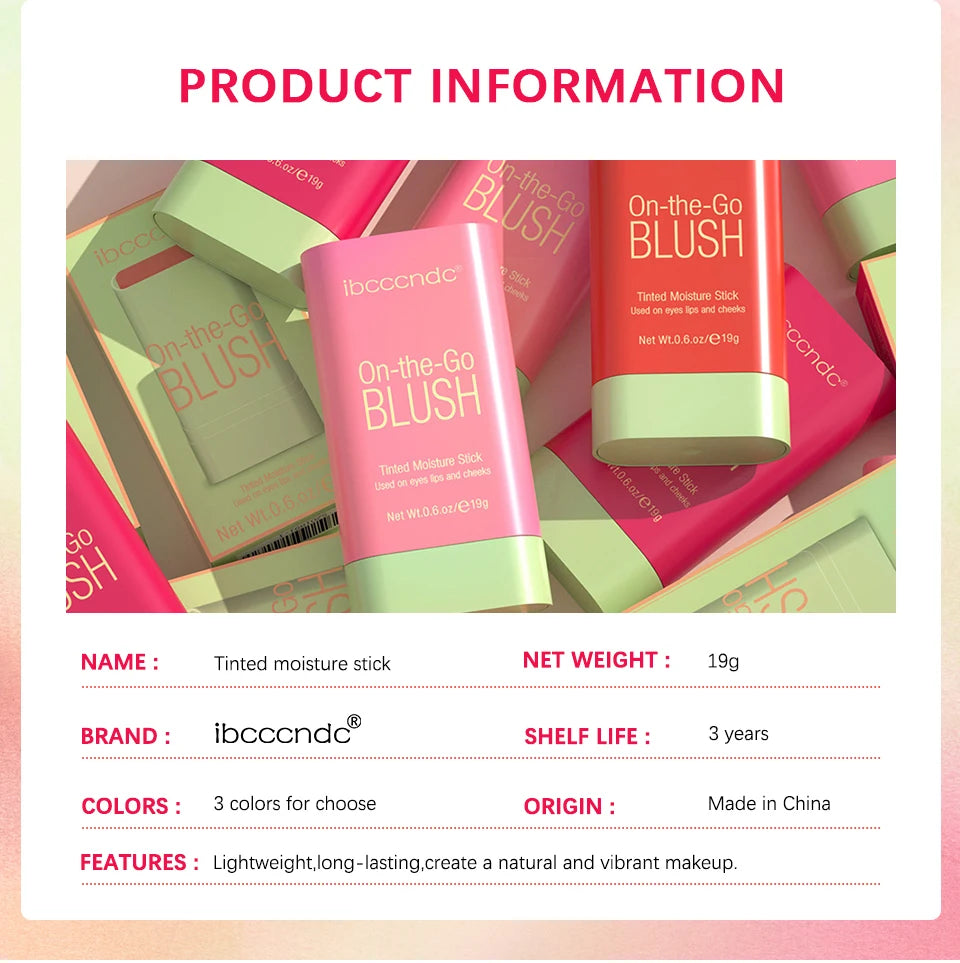 PixiBlush Matte Stick – Long-Lasting Pink Blush