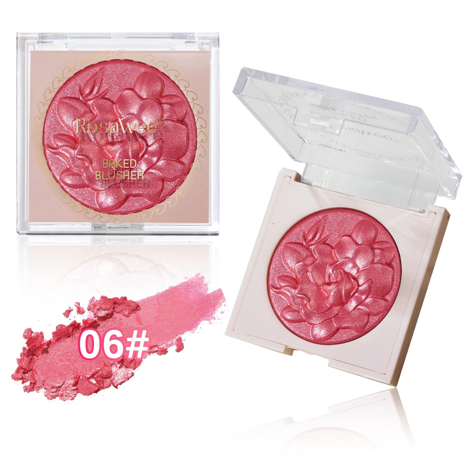 Pearlescent Shimmer Blush – Fine Powder, Single Color