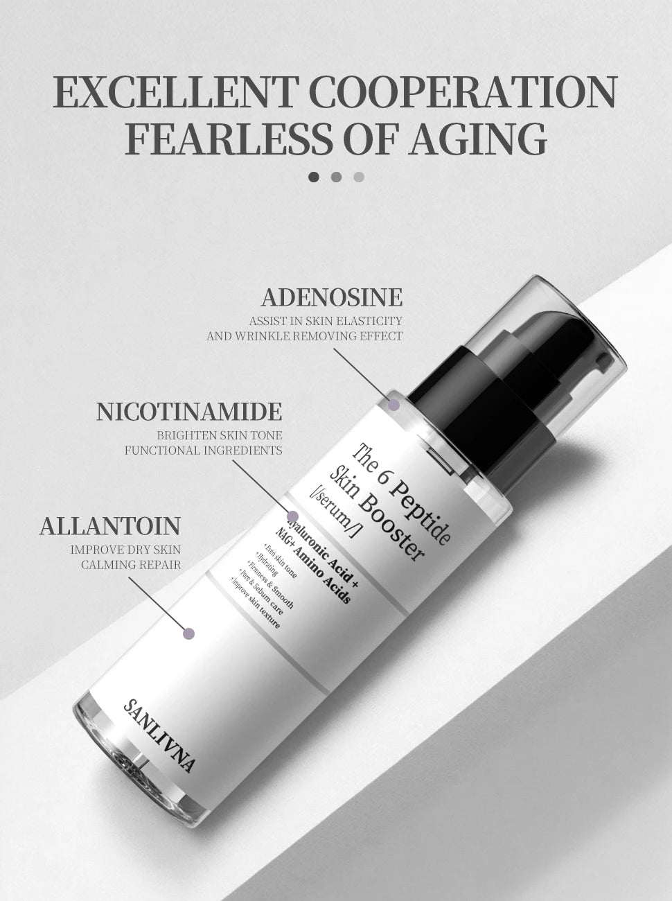 6-Piece Peptide Essence Skincare Set – Collagen & Brightening