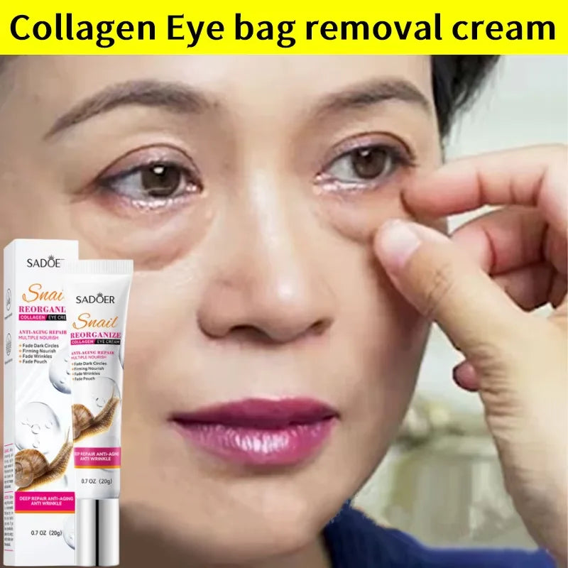 Snail Collagen Eye Cream – Anti Dark Circles & Wrinkles