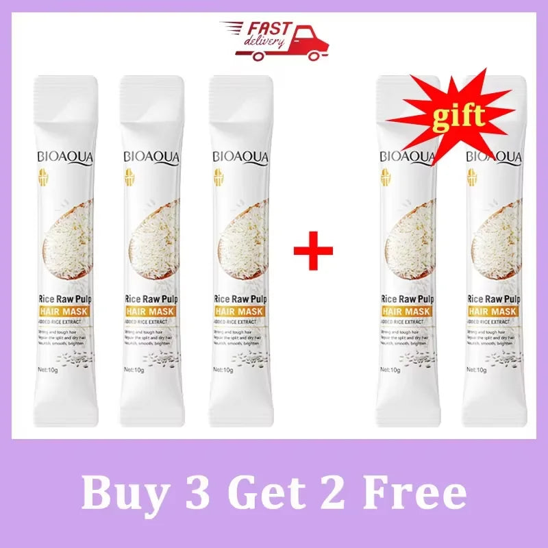 Rice Keratin Hair Mask – 5-Second Repair & Nourishment